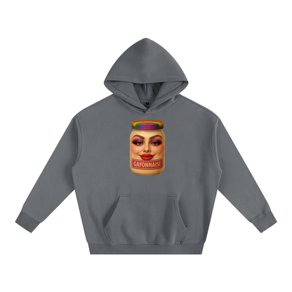 Premium Hood STORM / S GAYONNAISE FACE Heavy Fleece Hoodie ~ GAYSBIE PREMIUM MATERIALS