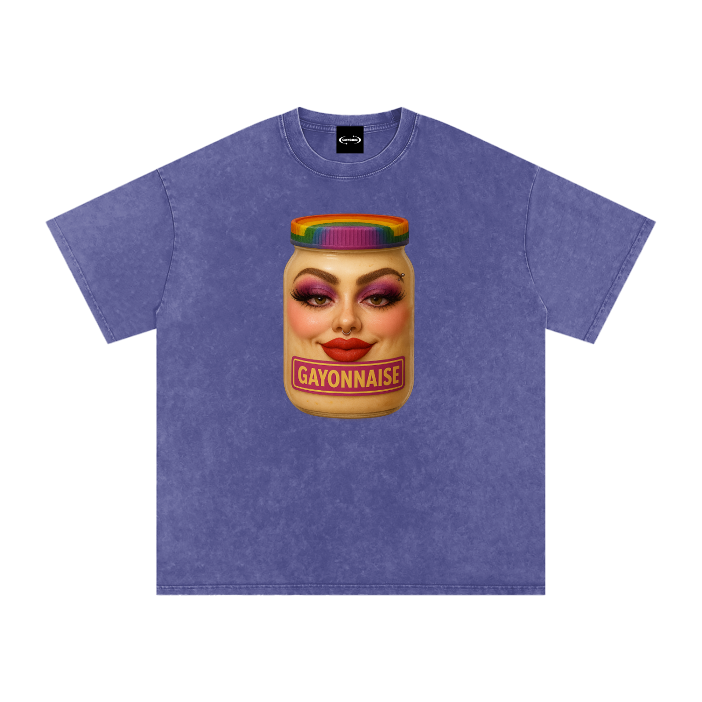 Oversize Tee GRAPE / S GAYONNAISE FACE Premium Oversized Tee ~ GAYSBIE PREMIUM MATERIALS
