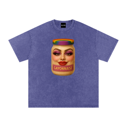 Oversize Tee GRAPE / S GAYONNAISE FACE Premium Oversized Tee ~ GAYSBIE PREMIUM MATERIALS