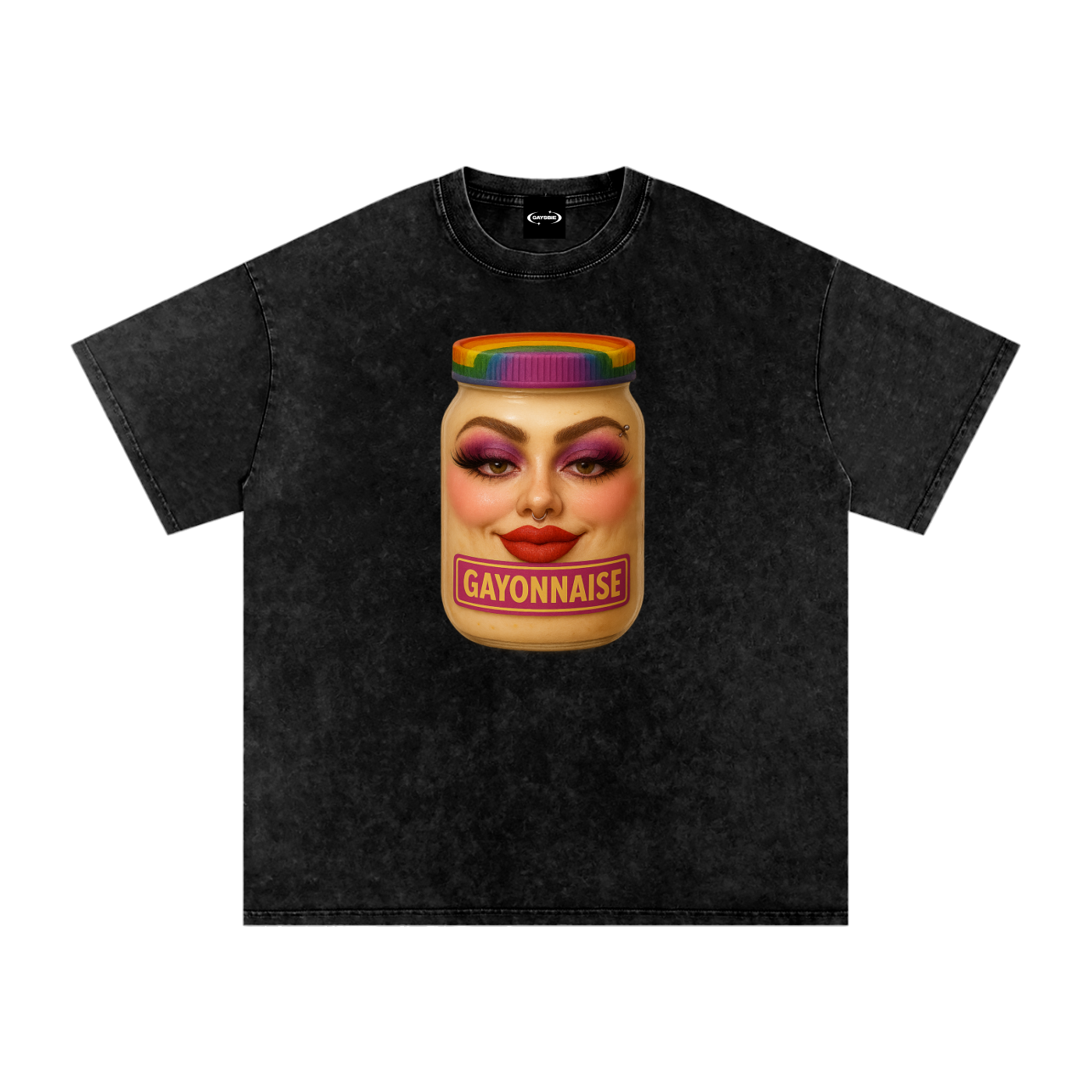 Oversize Tee MIDNIGHT / S GAYONNAISE FACE Premium Oversized Tee ~ GAYSBIE PREMIUM MATERIALS