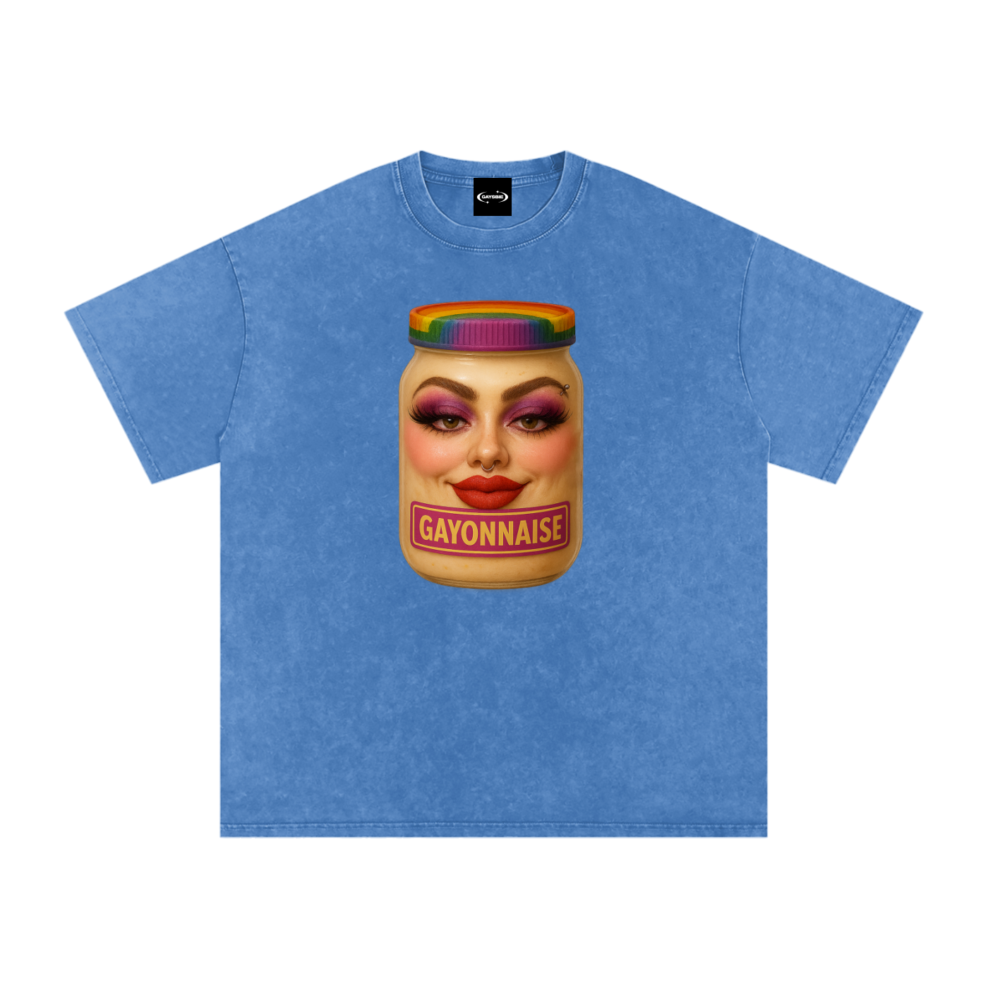 Oversize Tee OCEAN / S GAYONNAISE FACE Premium Oversized Tee ~ GAYSBIE PREMIUM MATERIALS