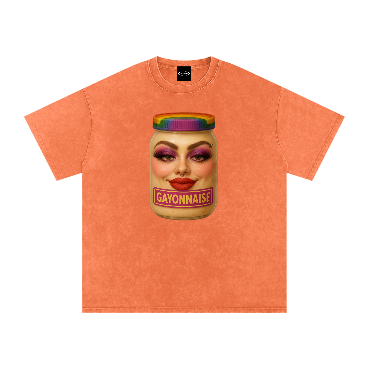 Oversize Tee TROPICAL / S GAYONNAISE FACE Premium Oversized Tee ~ GAYSBIE PREMIUM MATERIALS