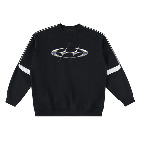Black / S GAYSBIE Oversized Sporty Sweat ODMPOD