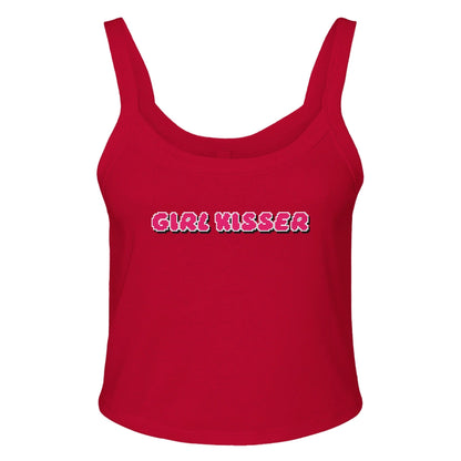 Ribbed Tank SPICY / XS GIRL KISSER Baby Ribbed Tank ~ GAYSBIE PREMIUM MATERIALS