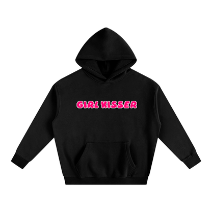 Premium Hood MIDNIGHT / S GIRL KISSER Heavy Fleece Hoodie ~ GAYSBIE PREMIUM MATERIALS