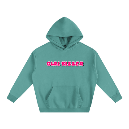 Premium Hood MINTY / S GIRL KISSER Heavy Fleece Hoodie ~ GAYSBIE PREMIUM MATERIALS