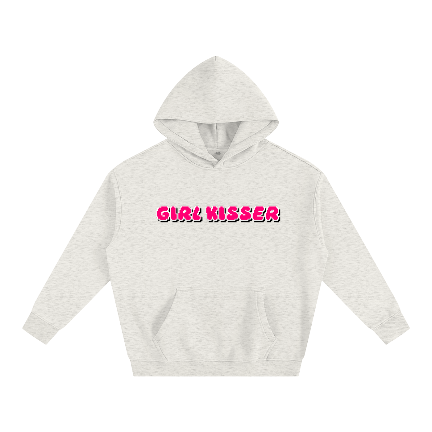 Premium Hood OAT / S GIRL KISSER Heavy Fleece Hoodie ~ GAYSBIE PREMIUM MATERIALS