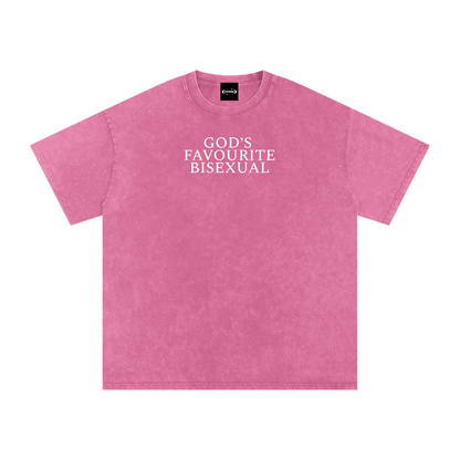 Oversize Tee BUBBLEGUM / S GOD'S FAVOURITE BISEXUAL Premium Oversized Tee ~ GAYSBIE PREMIUM MATERIALS