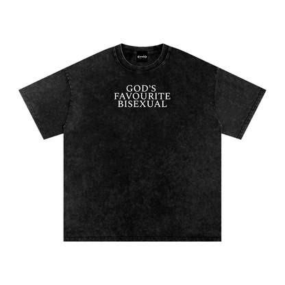 Oversize Tee MIDNIGHT / S GOD'S FAVOURITE BISEXUAL Premium Oversized Tee ~ GAYSBIE PREMIUM MATERIALS