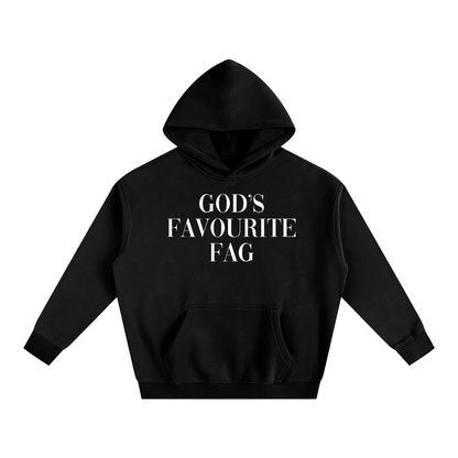 Premium Hood MIDNIGHT / S GOD'S FAVOURITE FAG Heavy Fleece Hoodie ~ GAYSBIE PREMIUM MATERIALS