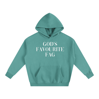 Premium Hood MINTY / S GOD'S FAVOURITE FAG Heavy Fleece Hoodie ~ GAYSBIE PREMIUM MATERIALS