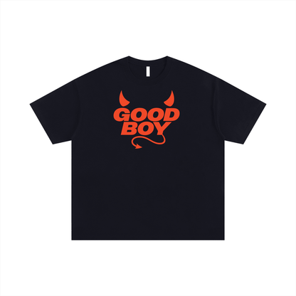 Oversize Tee MIDNIGHT / S GOOD BOY DEVIL Oversize Signature Tee ~ GAYSBIE PREMIUM MATERIALS
