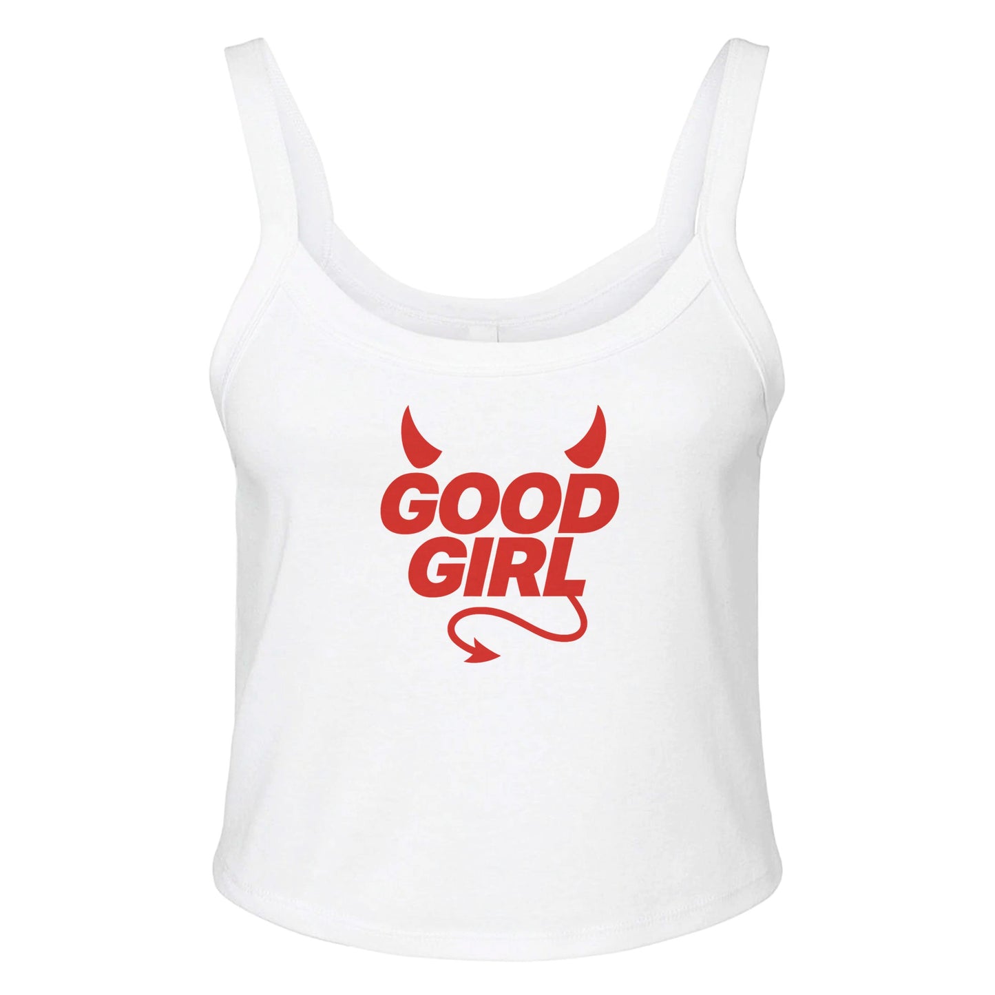 Ribbed Tank ICE / XS GOOD GIRL Devil Baby Ribbed Tank ~ GAYSBIE PREMIUM MATERIALS