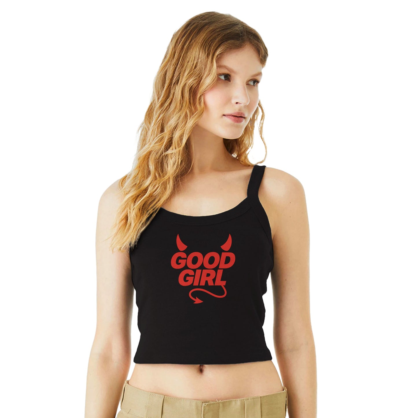 Ribbed Tank GOOD GIRL Devil Baby Ribbed Tank ~ GAYSBIE PREMIUM MATERIALS