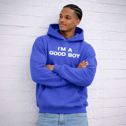 I’M A GOOD BOY Heavy Fleece Hoodie ~ GAYSBIE