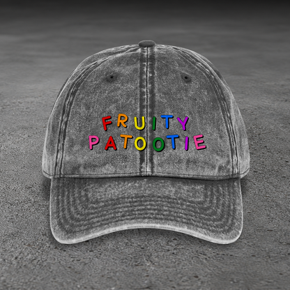 FRUITY PATOOTIE Wash Cap ~ GAYSBIE