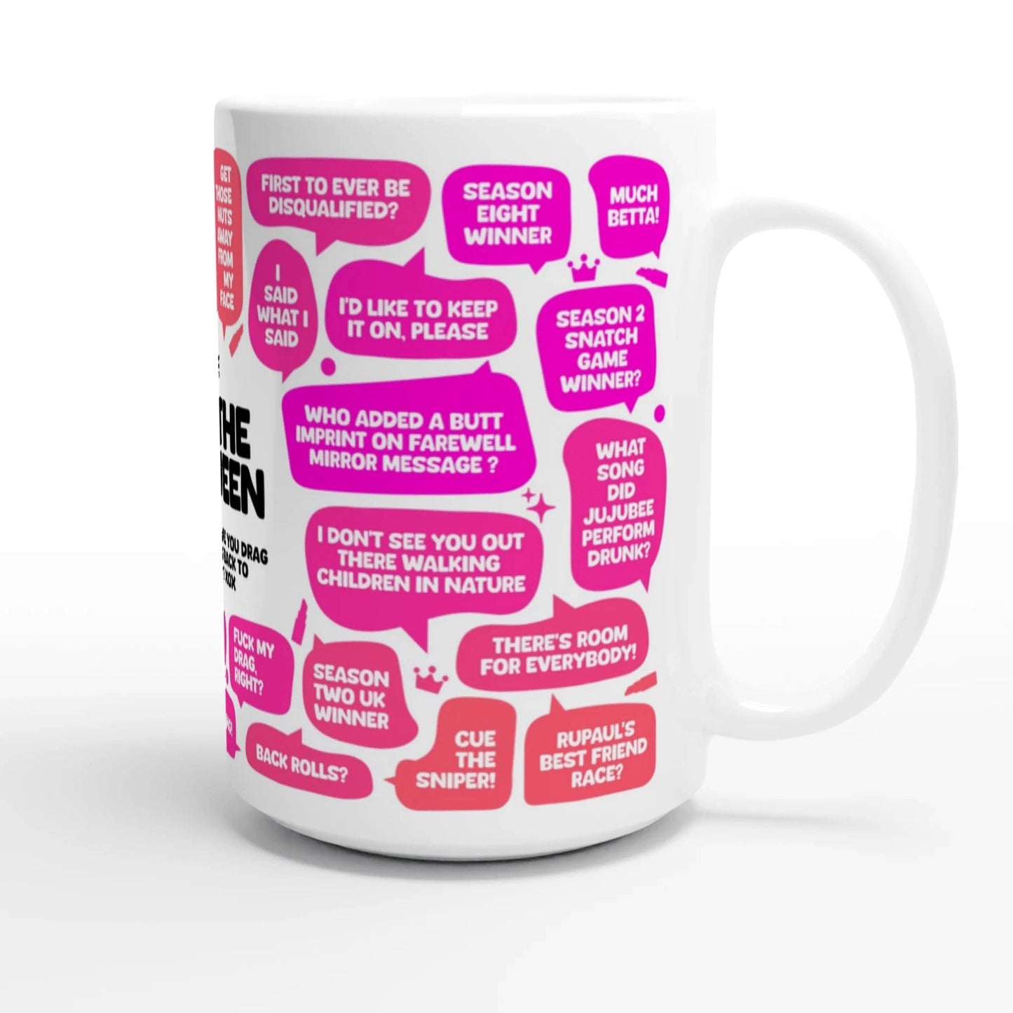 Drinkware GUESS THE QUEEN Large Mug ~ GAYSBIE GAYSBIE SHOP