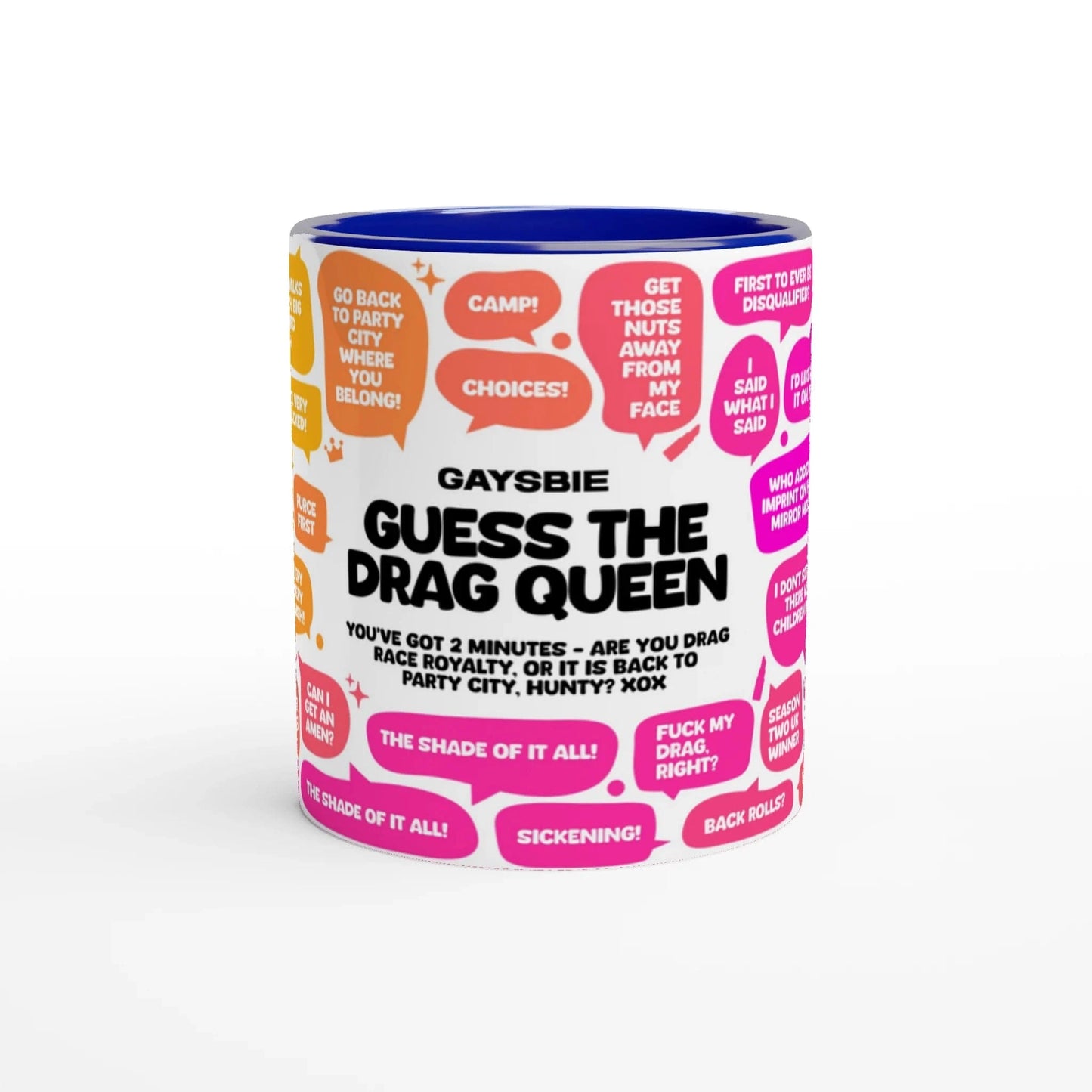 Drinkware OCEAN GUESS THE QUEEN Regular Mug ~ GAYSBIE GAYSBIE SHOP