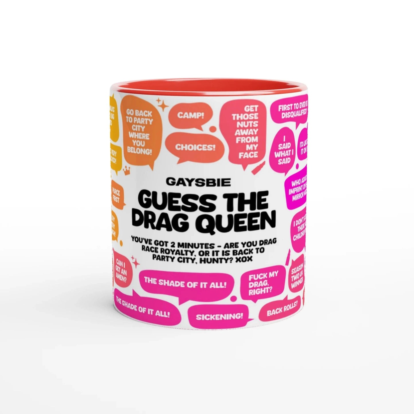 Drinkware SPICY GUESS THE QUEEN Regular Mug ~ GAYSBIE GAYSBIE SHOP