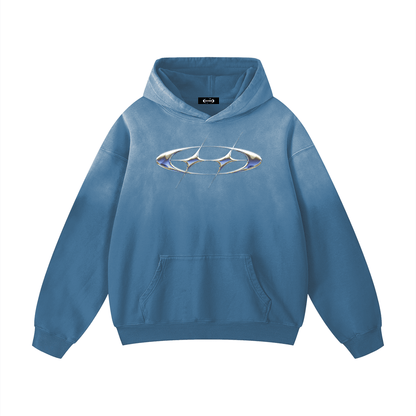 Jeans Blue / S Heavyweight Sunfade Oversized Hoodie ODMPOD