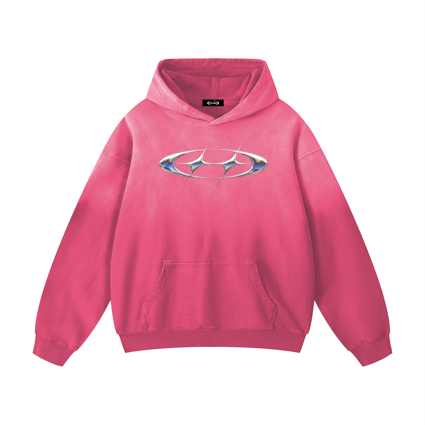 Pink / S Heavyweight Sunfade Oversized Hoodie ODMPOD