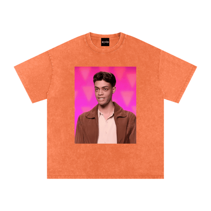 Oversize Tee MANGO / S HEIDI GOODE Face Mash-Up Premium Oversized Tee ~ GAYSBIE PREMIUM MATERIALS
