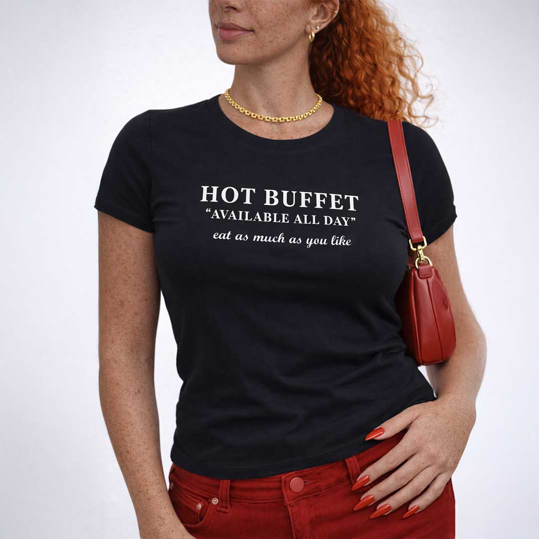 Baby Tee HOT BUFFET Baby Tee ~ GAYSBIE PREMIUM MATERIALS
