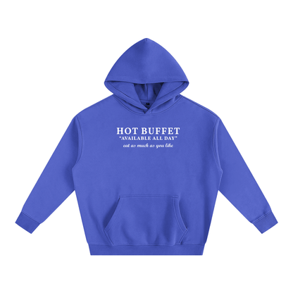 Premium Hood ELECTRIC / S HOT BUFFET Heavy Fleece Hoodie ~ GAYSBIE PREMIUM MATERIALS