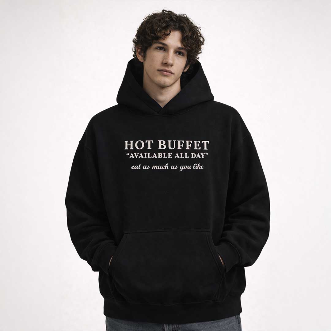 Premium Hood HOT BUFFET Heavy Fleece Hoodie ~ GAYSBIE PREMIUM MATERIALS