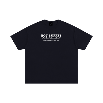 Oversize Tee MIDNIGHT / S HOT BUFFET Oversize Signature Tee ~ GAYSBIE PREMIUM MATERIALS