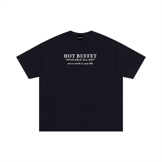 Oversize Tee MIDNIGHT / S HOT BUFFET Oversize Signature Tee ~ GAYSBIE PREMIUM MATERIALS