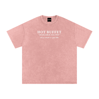 Oversize Tee BLUSH / S HOT BUFFET Premium Oversized Tee ~ GAYSBIE PREMIUM MATERIALS