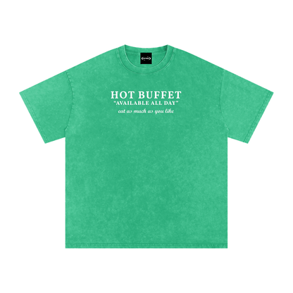 Oversize Tee LIME / S HOT BUFFET Premium Oversized Tee ~ GAYSBIE PREMIUM MATERIALS