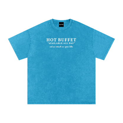 Oversize Tee OCEAN / S HOT BUFFET Premium Oversized Tee ~ GAYSBIE PREMIUM MATERIALS