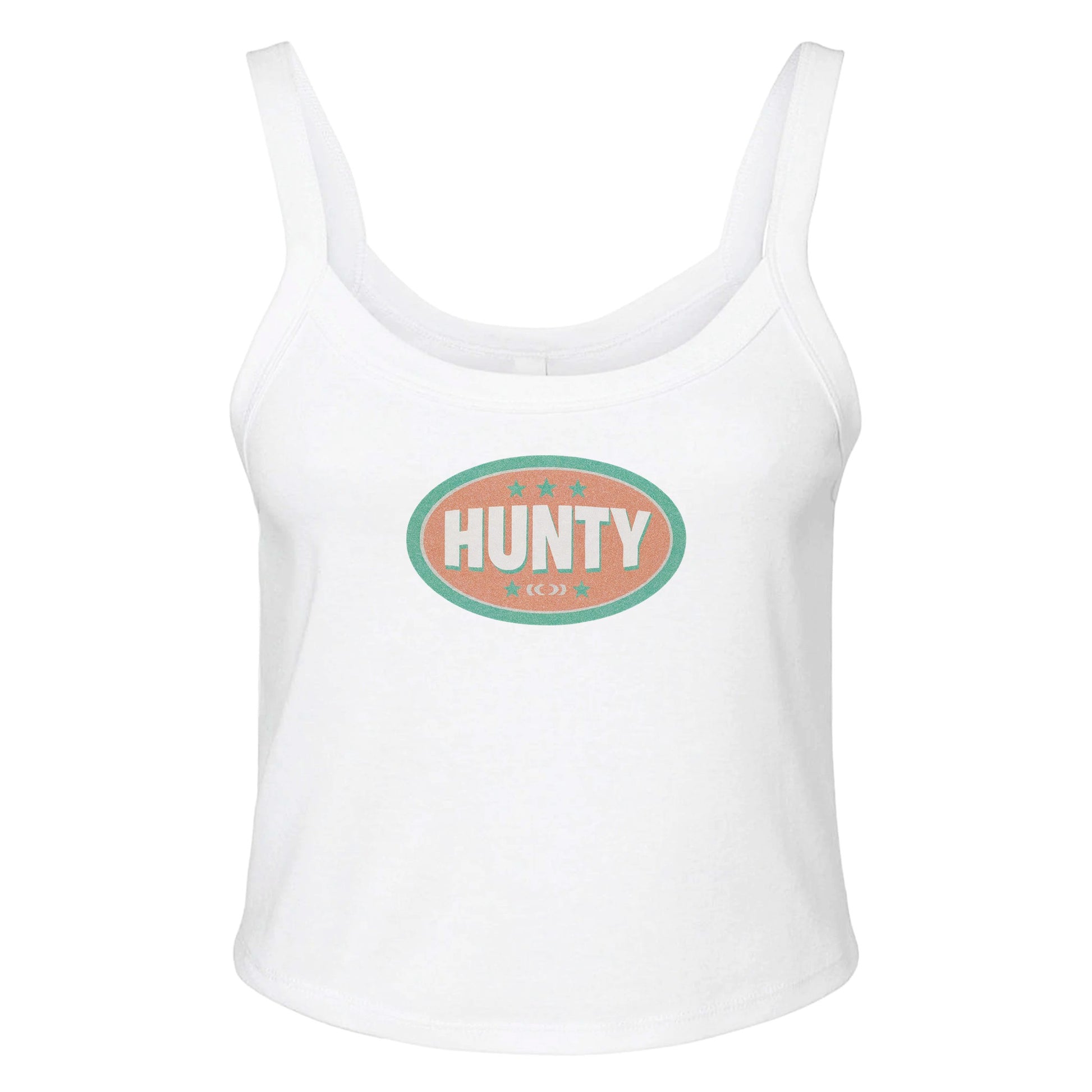 Ribbed Tank ICE / XS HUNTY BADGE Baby Ribbed Tank ~ GAYSBIE PREMIUM MATERIALS