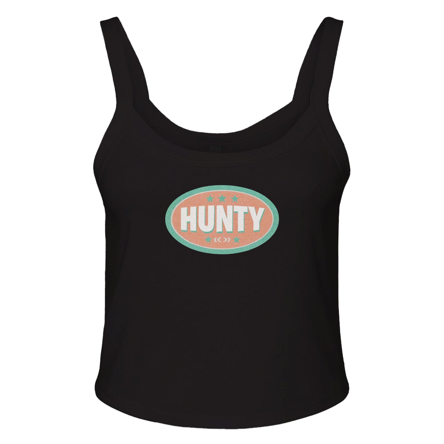 Ribbed Tank MIDNIGHT / XS HUNTY BADGE Baby Ribbed Tank ~ GAYSBIE PREMIUM MATERIALS
