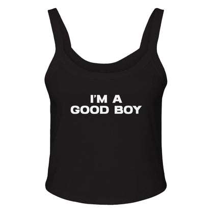 RIBBED TANK XS I’M A GOOD BOY Baby Ribbed Tank ~ GAYSBIE GAYSBIE SHOP