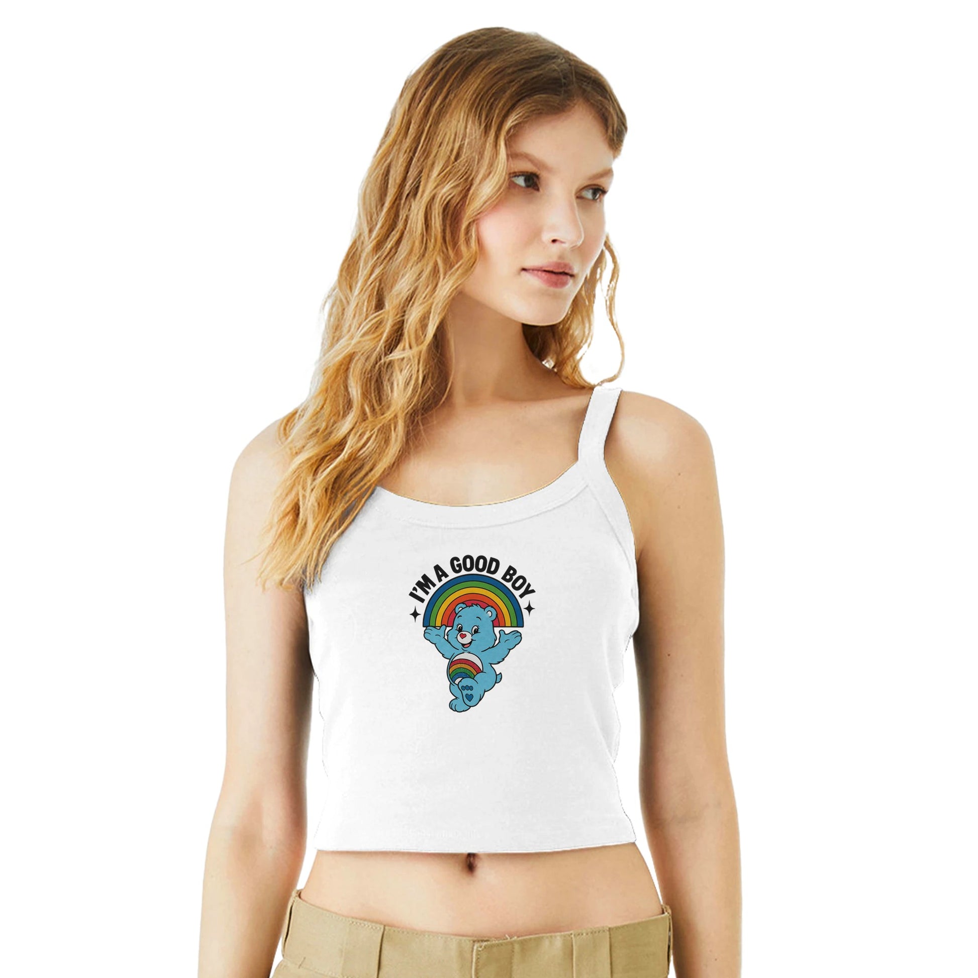 RIBBED TANK I'M A GOOD BOY BEAR Baby Ribbed Tank ~ GAYSBIE PREMIUM MATERIALS