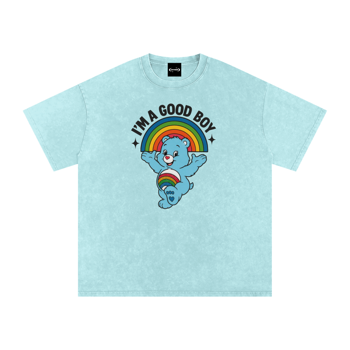 Oversize Tee ICE / S I'M A GOOD BOY BEAR Premium Oversized Tee ~ GAYSBIE PREMIUM MATERIALS
