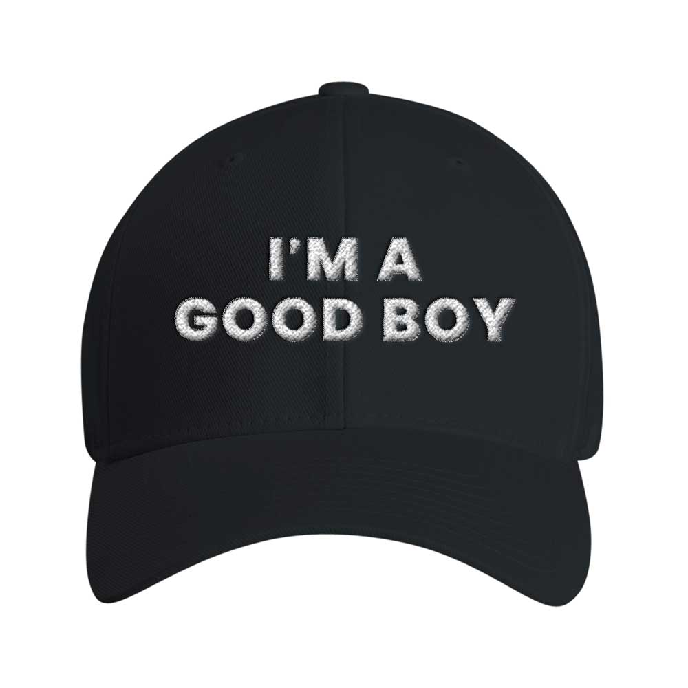 Caps MIDNIGHT / L-XL I'M A GOOD BOY Embroidered Cap ~ GAYSBIE PREMIUM MATERIALS