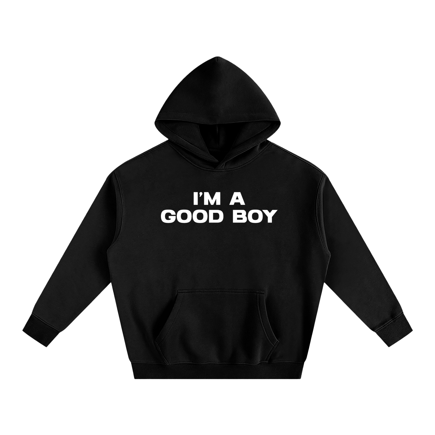 Premium Hood MIDNIGHT / S I’M A GOOD BOY Heavy Fleece Hoodie ~ GAYSBIE PREMIUM MATERIALS