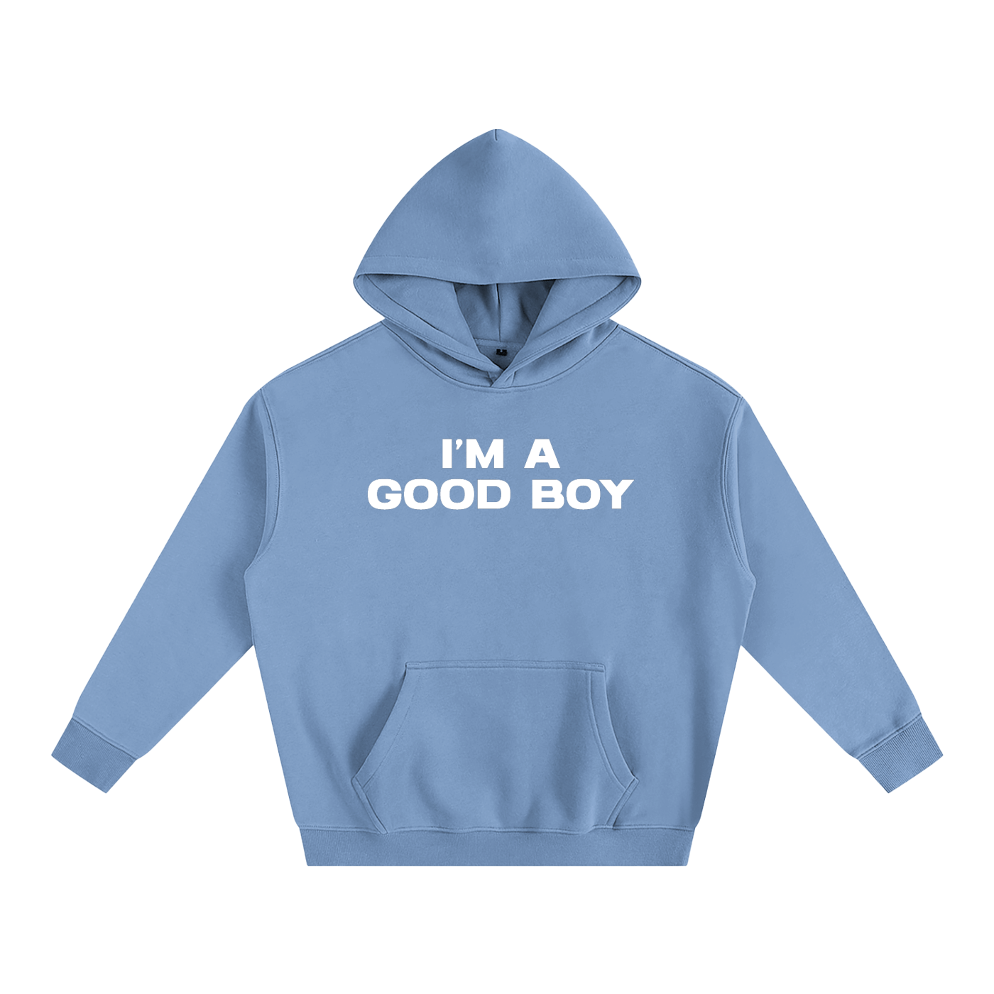 Premium Hood SKY / S I’M A GOOD BOY Heavy Fleece Hoodie ~ GAYSBIE PREMIUM MATERIALS
