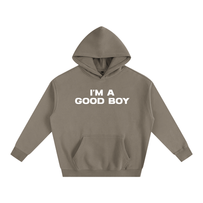 Premium Hood SMOKKA / S I’M A GOOD BOY Heavy Fleece Hoodie ~ GAYSBIE PREMIUM MATERIALS