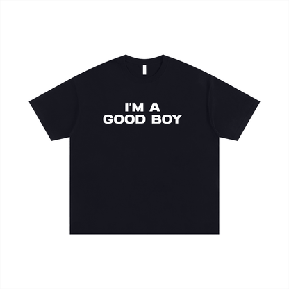 Oversize Tee MIDNIGHT / S I’M A GOOD BOY Oversize Signature Tee ~ GAYSBIE PREMIUM MATERIALS
