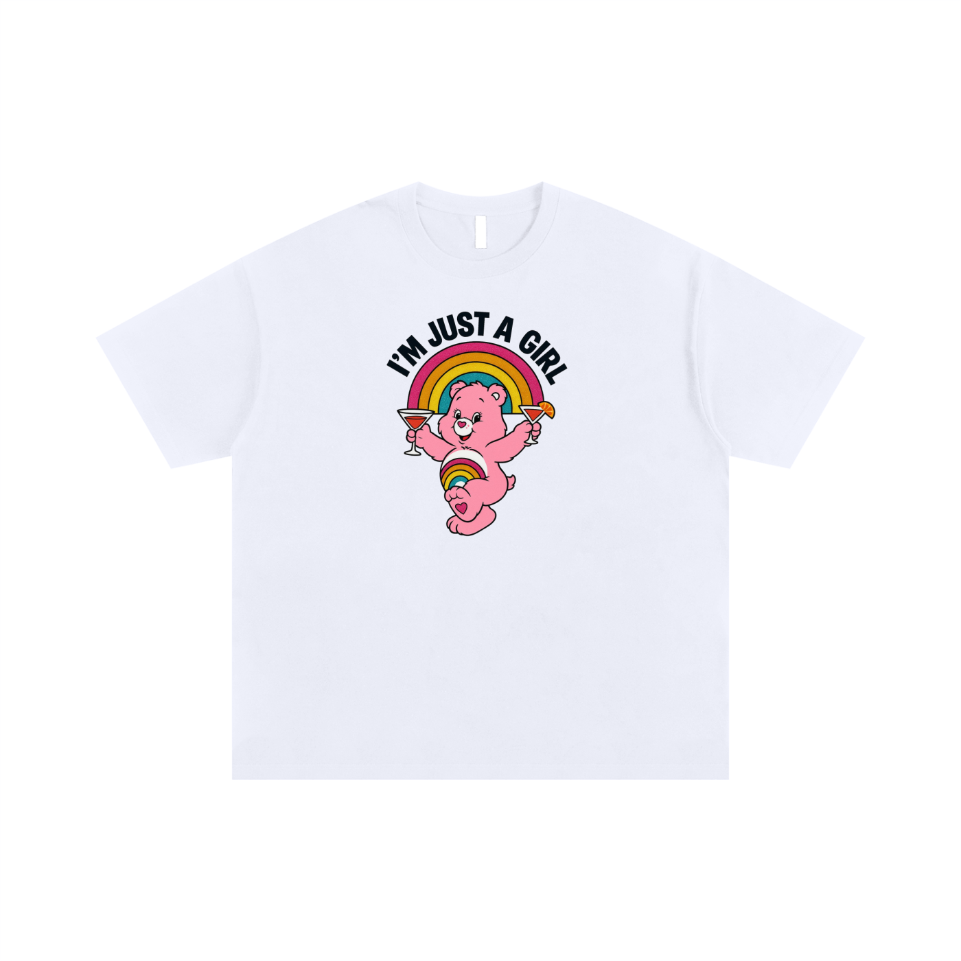Oversize Tee ICE / S I'M JUST A GIRL BEAR Oversize Signature Tee ~ GAYSBIE PREMIUM MATERIALS