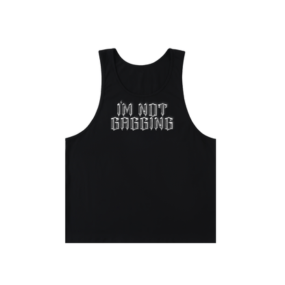 Premium Tank MIDNIGHT / S I’M NOT GAGGING Longline Tank ~ GAYSBIE PREMIUM MATERIALS
