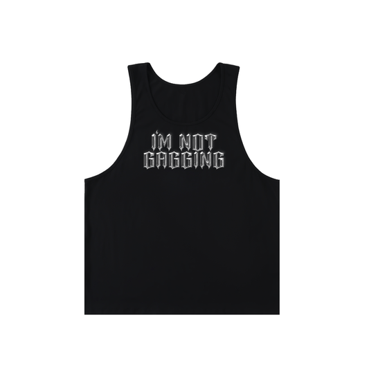 Premium Tank MIDNIGHT / S I’M NOT GAGGING Longline Tank ~ GAYSBIE PREMIUM MATERIALS