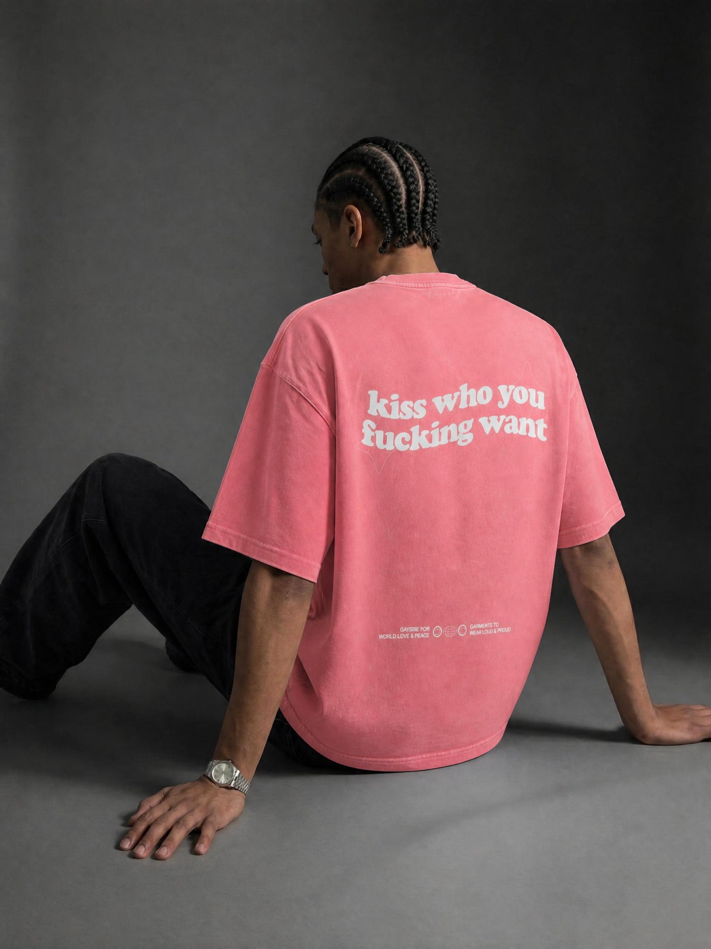kiss who you fucking want Tee ~ GAYSBIE