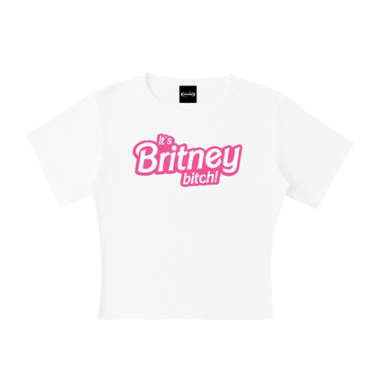 Baby Tee ICE / S It's Britney bitch! Baby Tee ~ GAYSBIE PREMIUM MATERIALS