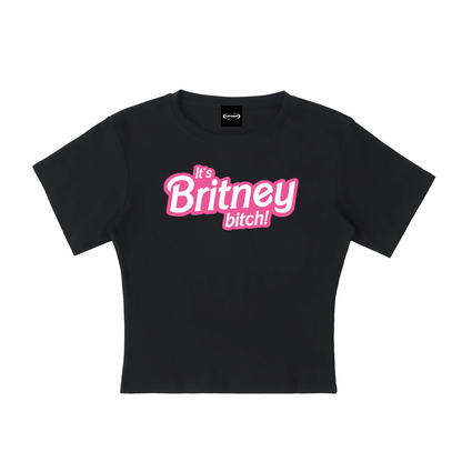 Baby Tee MIDNIGHT / S It's Britney bitch! Baby Tee ~ GAYSBIE PREMIUM MATERIALS